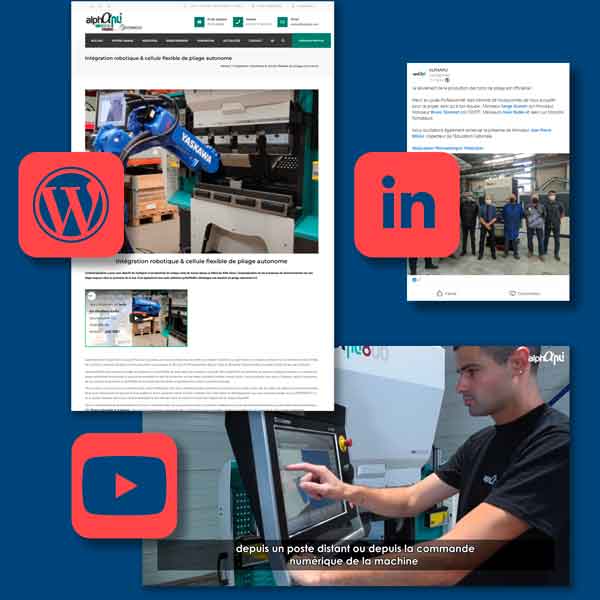 Support de communication ALphapli